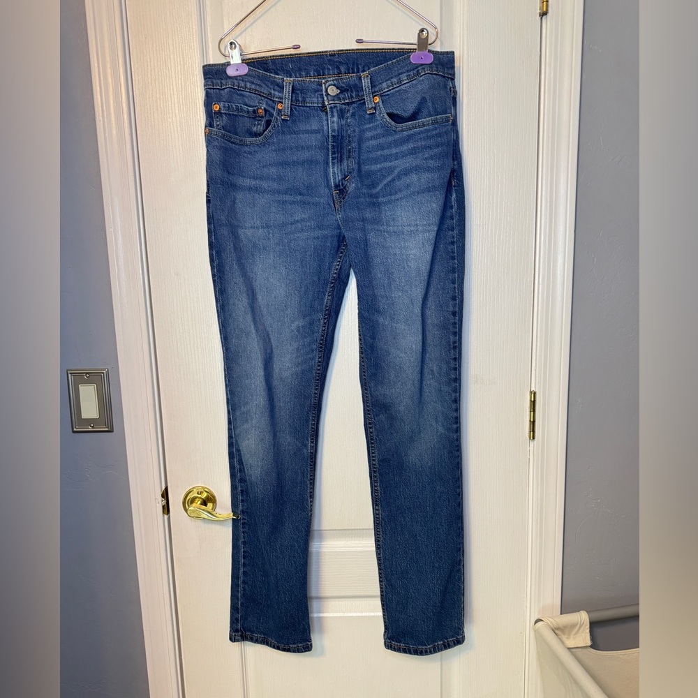 Mens-Levi's 511 Denim Jeans in Classic Blue 34 x 34
